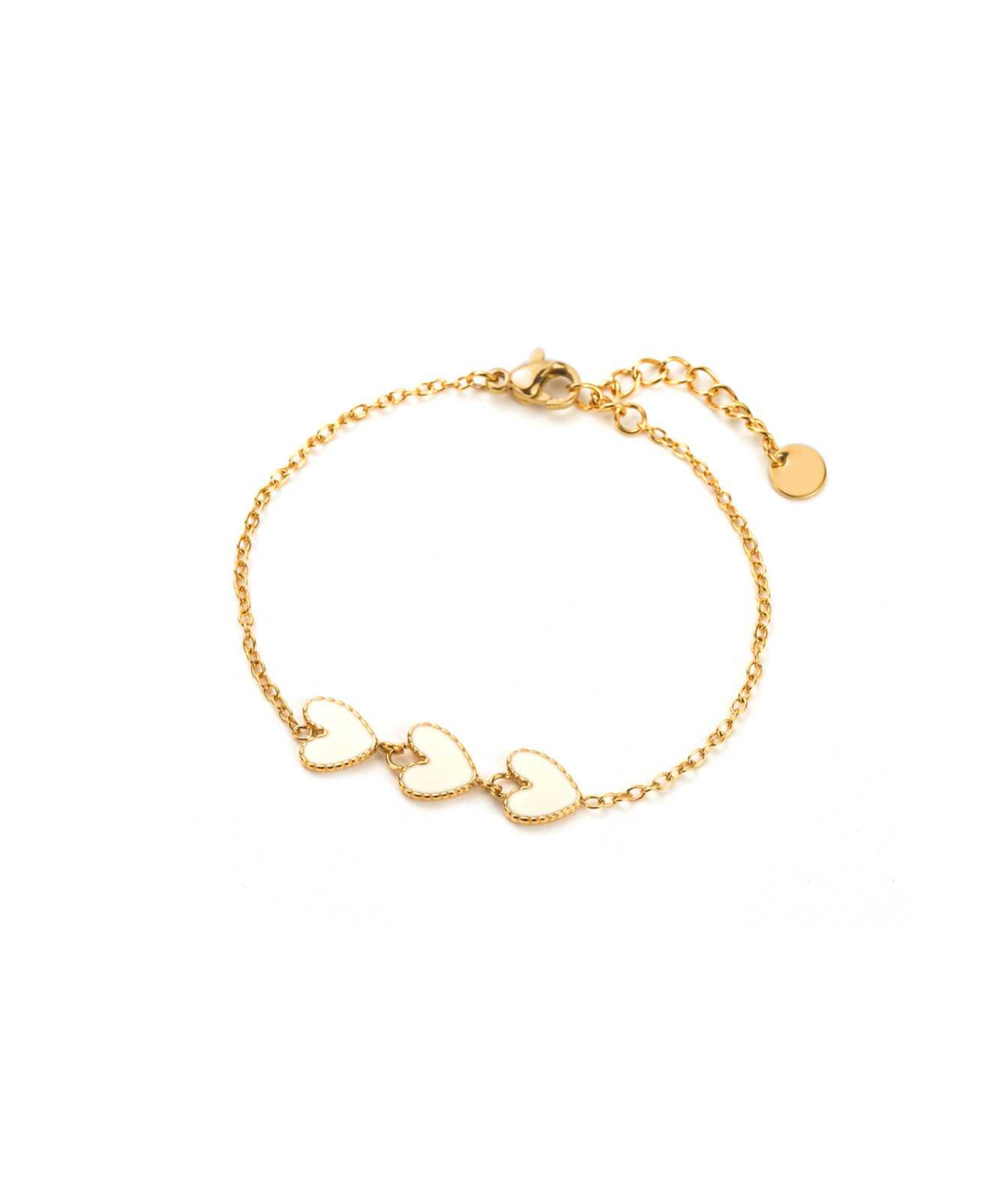 Lilou - Bracelet trois coeurs