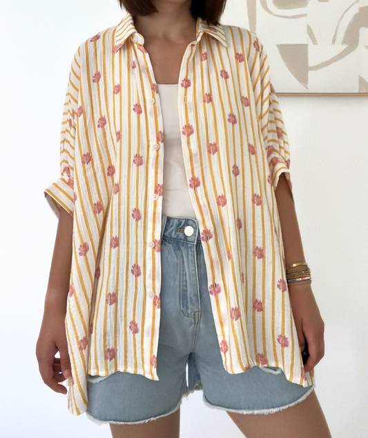 Paolina - Chemise à fleurs