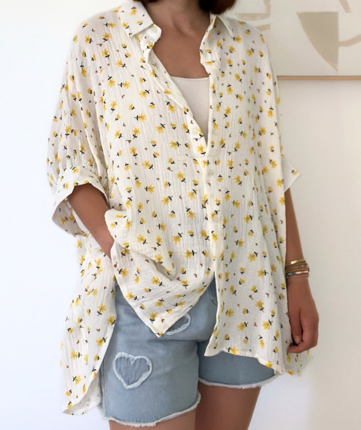 Lavina - Chemise fluide à motifs