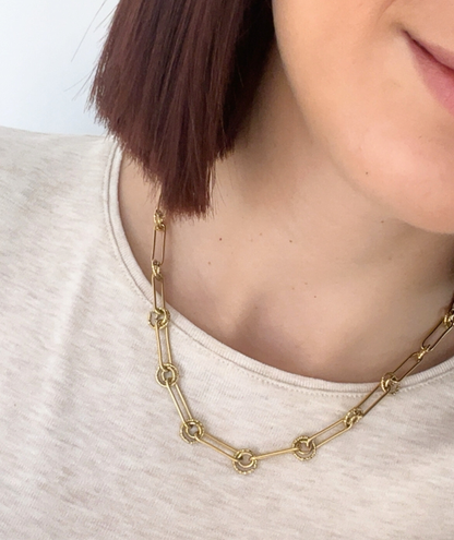 Agnès - Collier maille striée