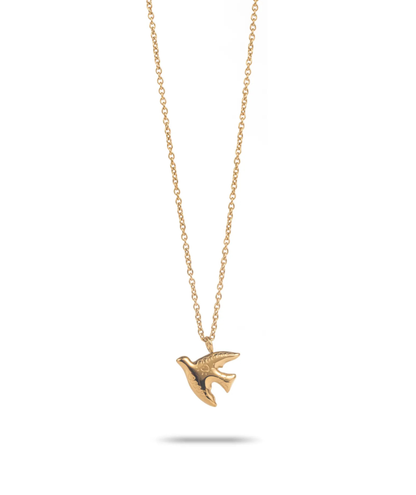 Colombe - Collier doré oiseau