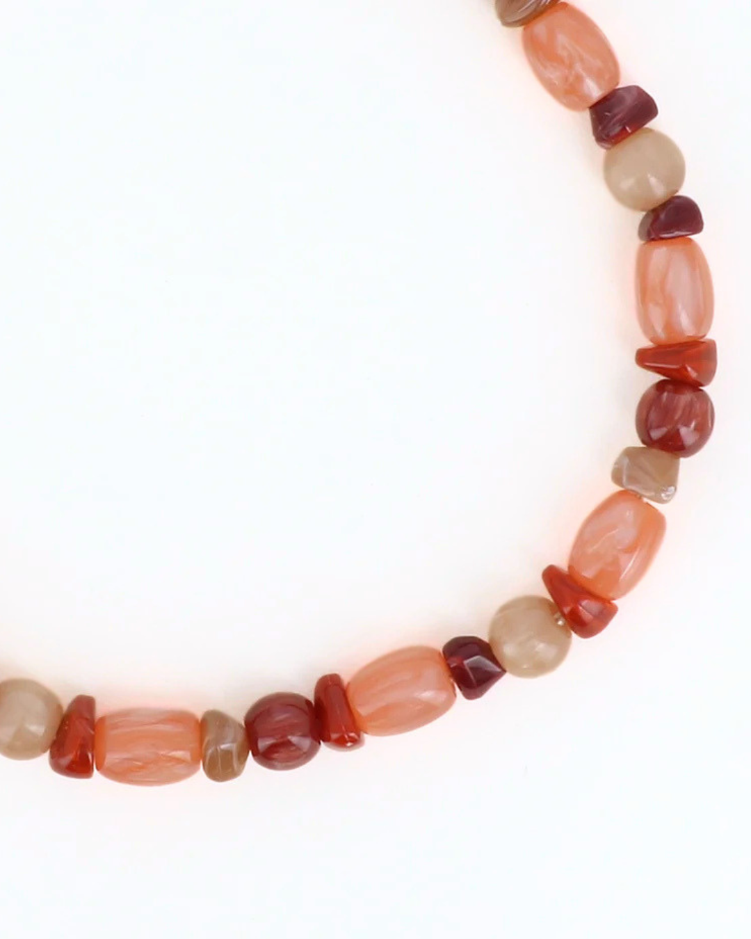 Romane terracotta - Collier résine