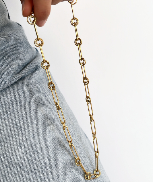 Agnès - Collier maille striée