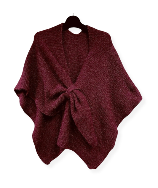 Olina prune - Gilet Croisé