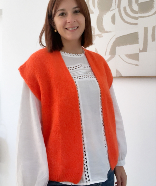 Holly orange - Gilet sans manches