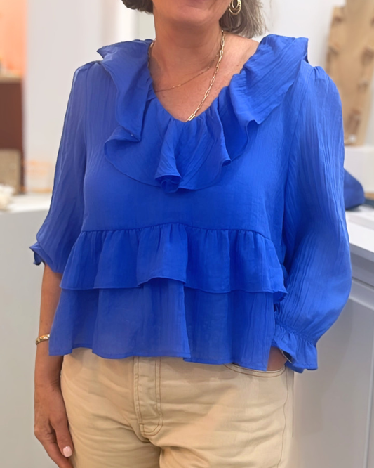 Azura - Blouse à volants