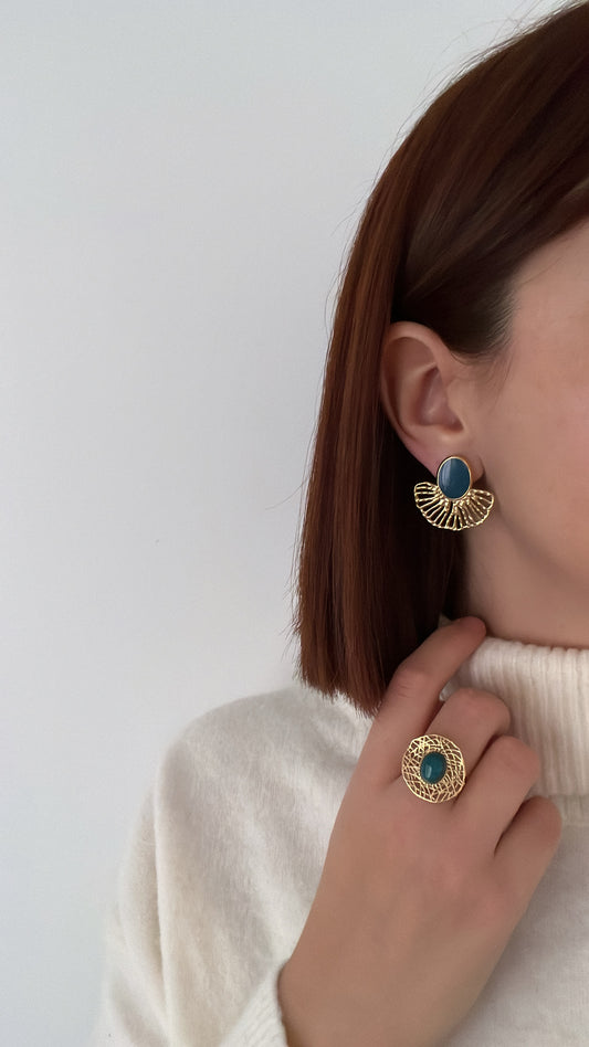 Parure Bleu majesté