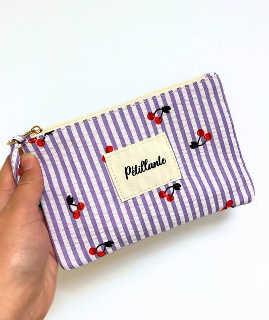 Pochette violette Pétillante