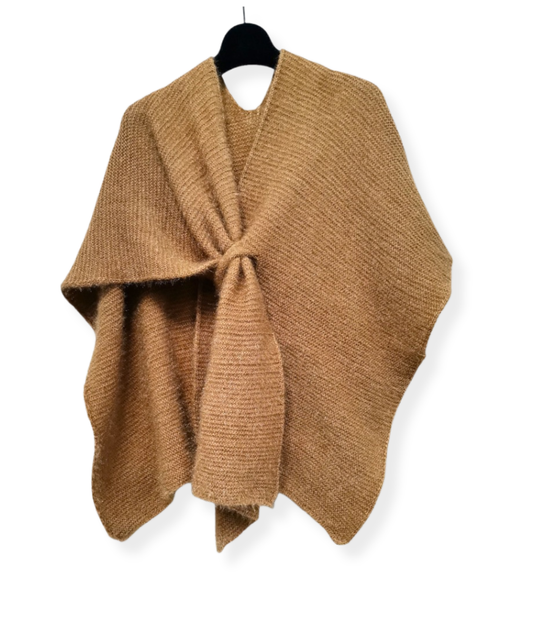 Olina camel - Gilet Croisé