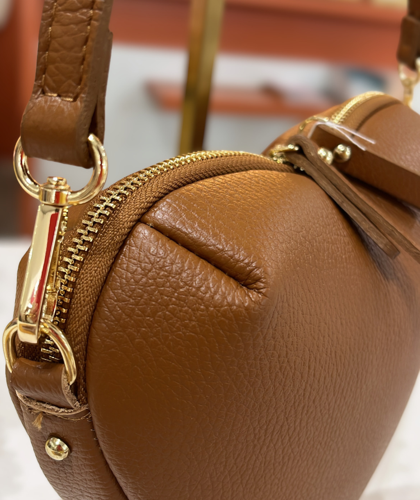 Sac camel en forme de coeur