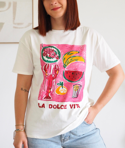 Agata - Tee-shirt coloré Dolce Vita