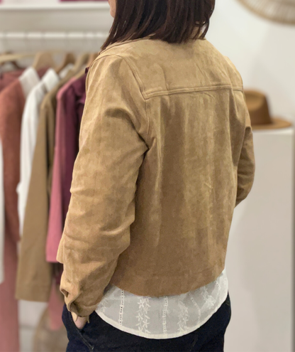Dona - Veste droite camel