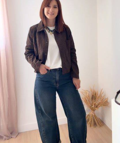 Nola - Veste courte léopard femme