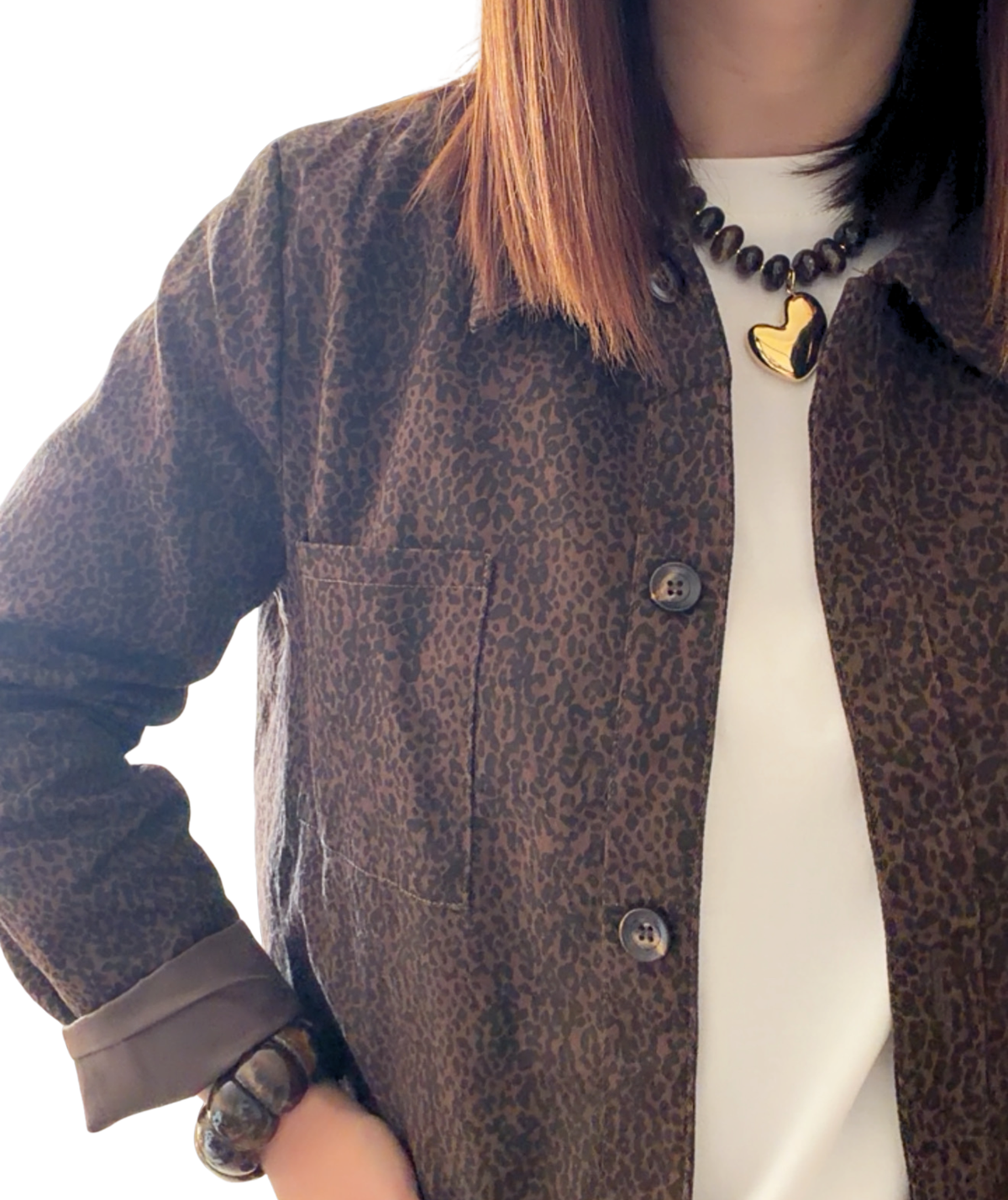 Nola - Veste courte léopard femme